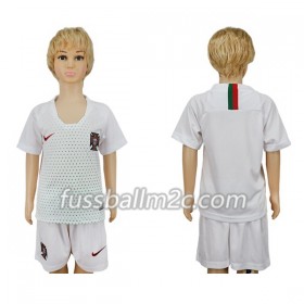 Fußballtrikots Portugal Kinder Auswärts Trikotsatz WM 2018